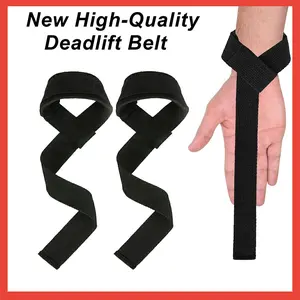 1 Pair High-Quality Weightlifting Straps – Wrist Support, Deadlift Essential, Durable Gym Wrist Wraps for Weightlifting, Deadlifts & Pull-Ups