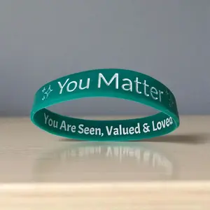 "You Matter" Inspirational Silicone Bracelet
