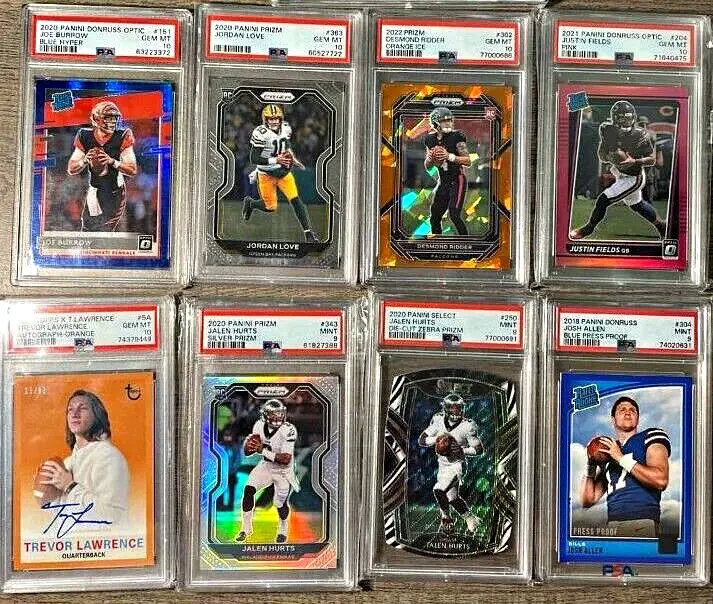 NFL Football Hot Packs - 30 Cards - 15 Rookies - Guaranteed 1 Autograph, Memorabilia, RPA, Numbered, or Graded Card per pack