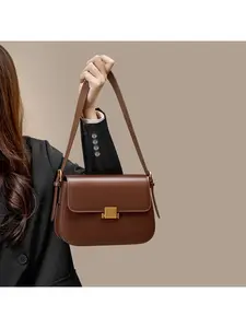 High-end niche design armpit bag leather women's bag 2026 new spring and summer fashion tofu bag shoulder messenger bagPerf Power SHOP