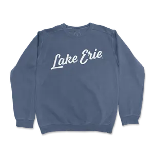 Lake Erie Script Crewneck