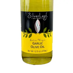 Silverleaf Garlic Olive Oil - garlic infused olive oil - extra virgin olive oil