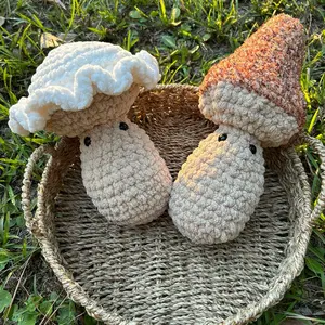 Crochet Mushroom Plushie