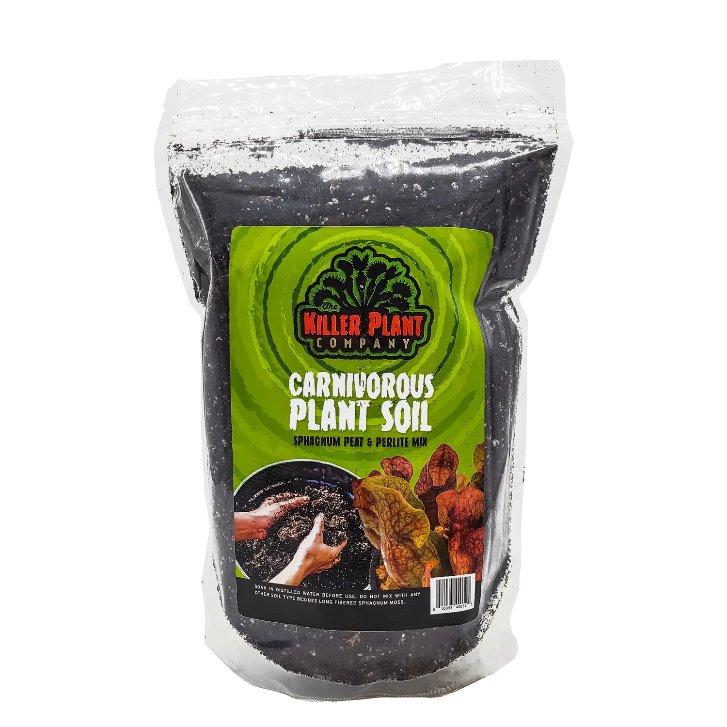 Carnivorous Plant Soil - 1:1 Peat and Perlite Mixture  - Carnivorous Soil for Venus Fly Traps, Sundews, and Pitcher Plants