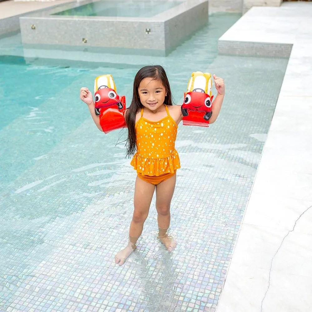 Little Tikes 3D Inflatable Arm Floaties - Cozy Coupe, for 4-6 Years Beginning Swimmers, Pool Use to Help Stay Afloat