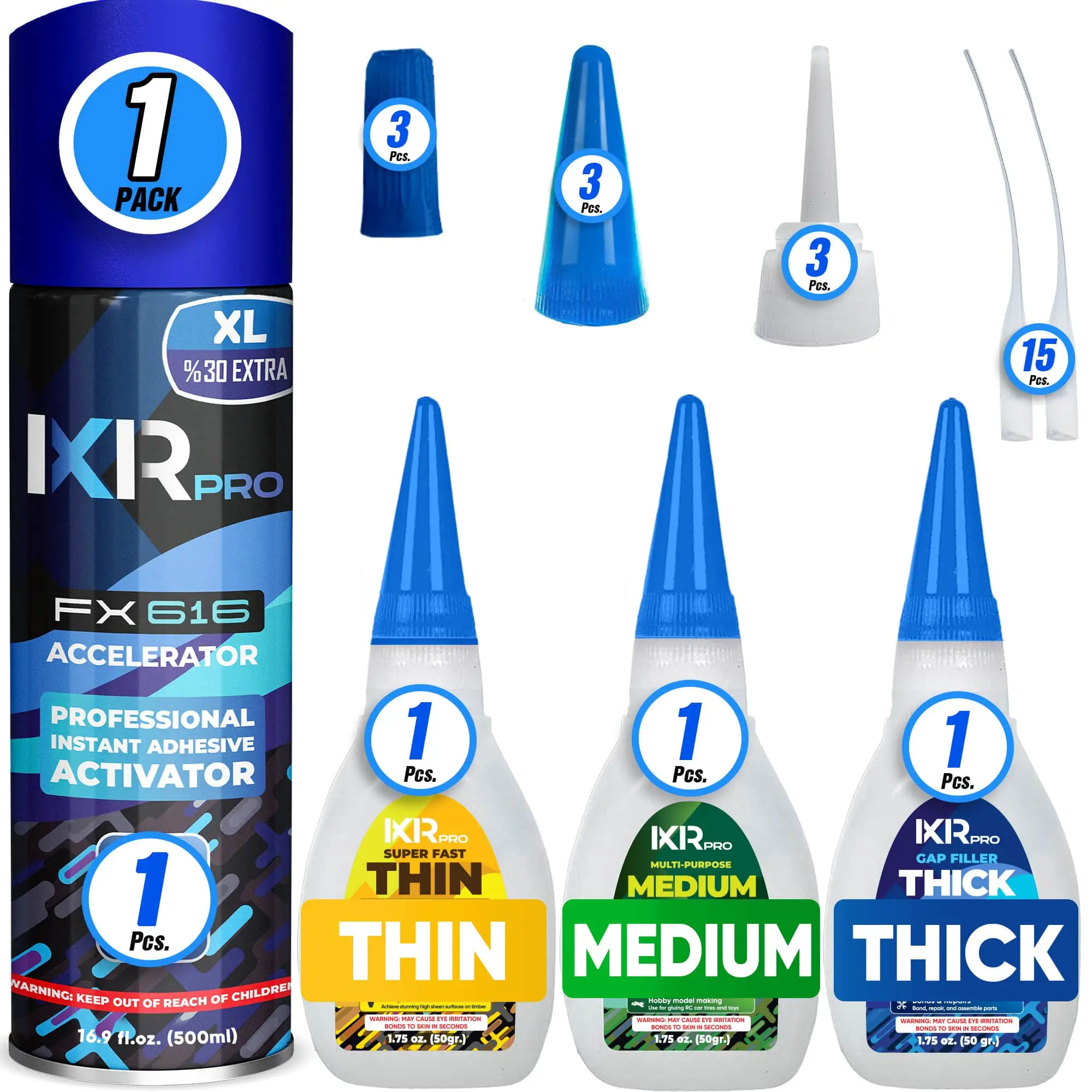CA Glue with Activator - High-Quality Glue for Various Applications