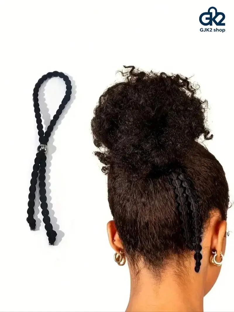 5Pcs New Style Solid Color Hair Tie, High Stretch Ponytail Holder, Fashion Hair Accessories for Women & Girls, Minimalist Headwear Suitable for Thick Curly Hair, Ponytail Hairstyle headband lace