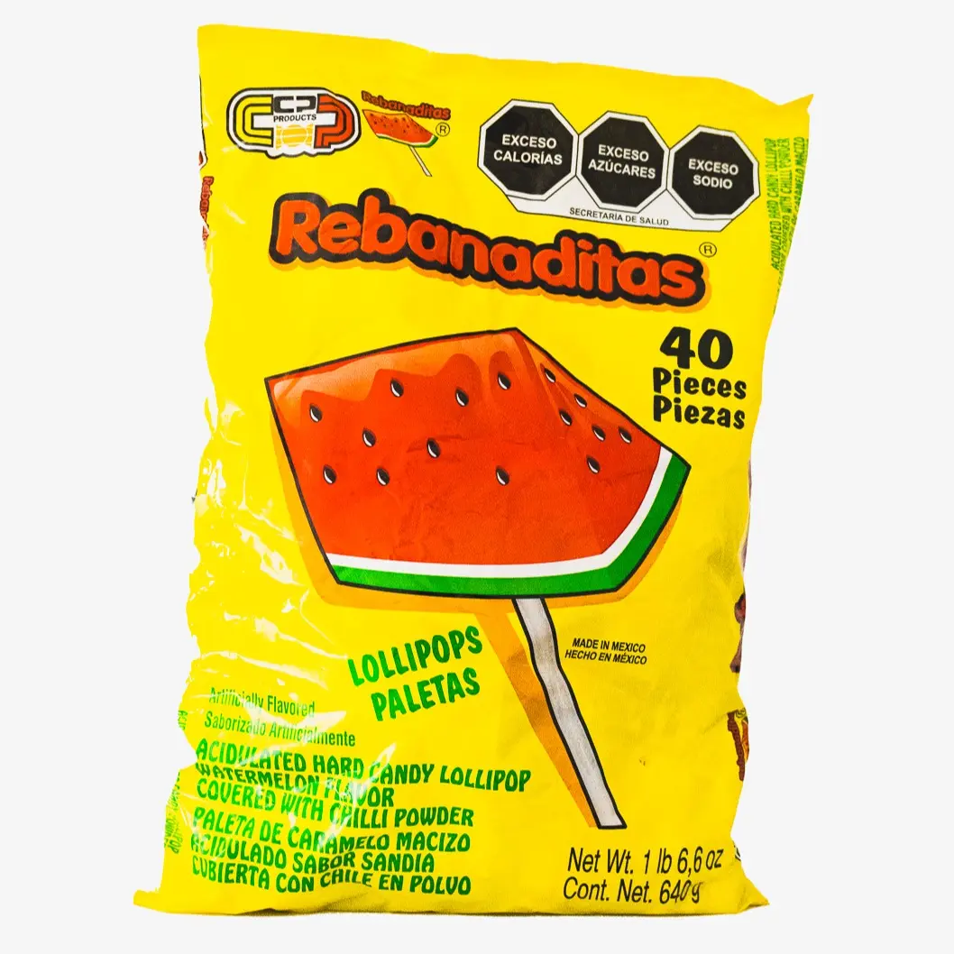 Candy Pop Rebanaditas Sandia Chile Watermelon Candy Pop Rebanaditas Sandia Chile Watermelon