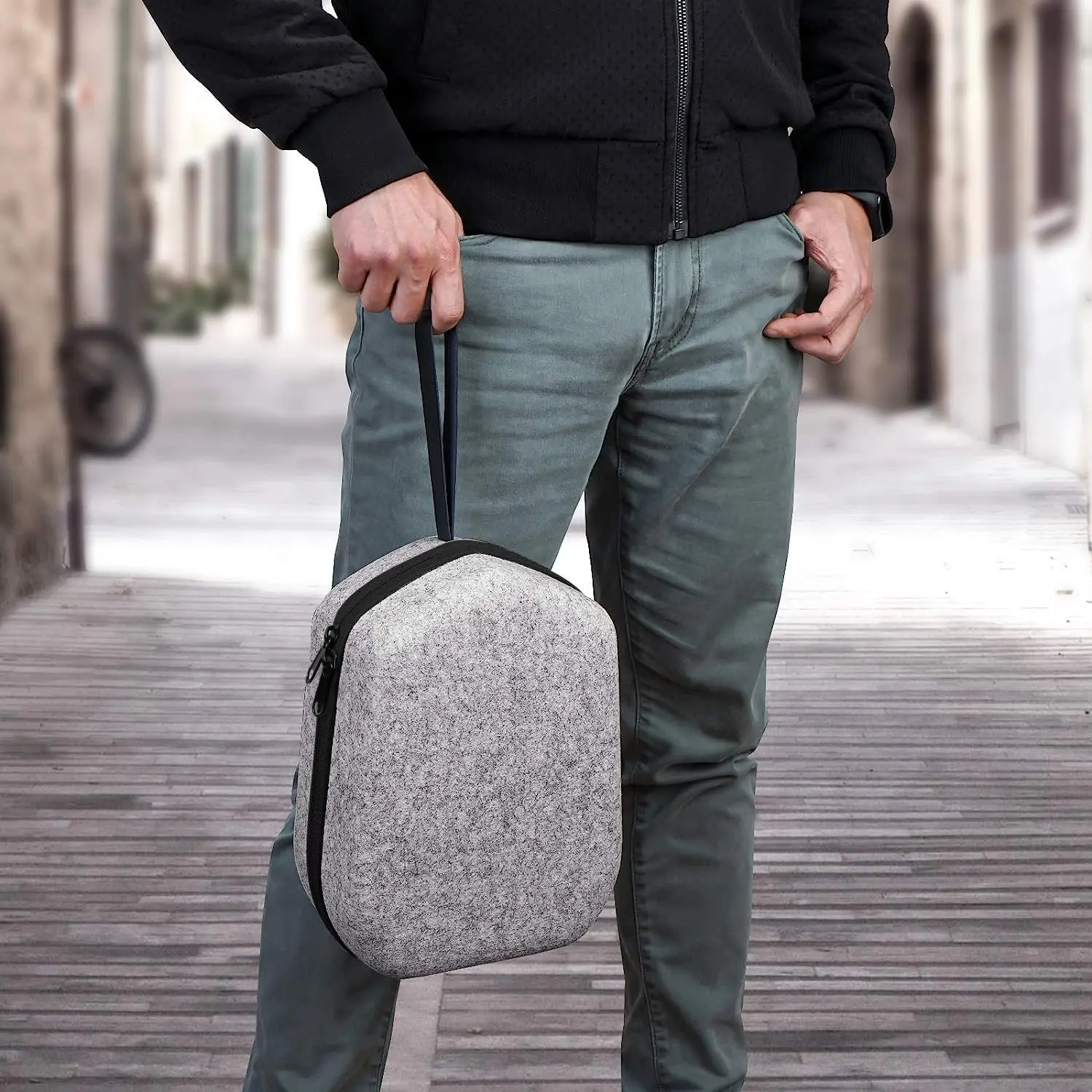 Large Space Hard Carrying Case Compatible with Meta Quest 3/3S/Quest 2 Official Elite Strap and BOBOVR M3/M2 Pro,KIWI Design, Saqico, VZNEK Head Strap with Battery and All Accessories
