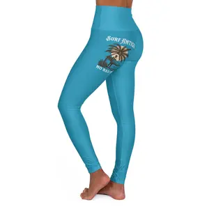 Surf Antigua: High Waisted Yoga Leggings (AOP)