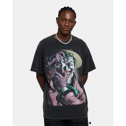73Studio X DC Batman The Killing Joke  Vintage T-Shirt Black Wash