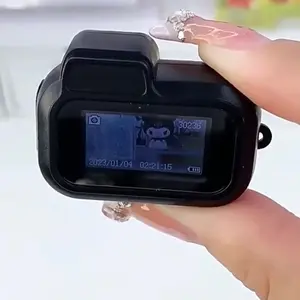 Retro Mini Camera With Screen 1080p HD Portable Camera Keychain - Perfect for Travel and Photography