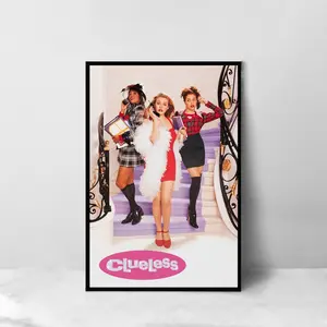 Clueless Movie Poster No Frame - Wall Art Print - Room Decoration - Art Poster For Gift