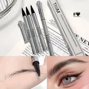Waterproof Sweat-Proof Smudge-Proof Eyebrow Pencil, Quick-Dry Waterproof Long-Lasting Makeup, Multifunctional Liquid Eyebrow Pen, Eyebrow Makeup Products