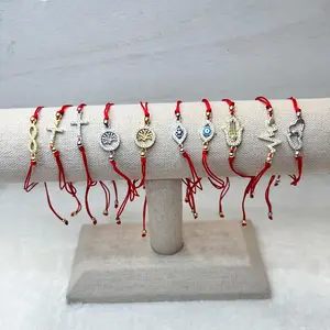 Red string heartbeat bracelet