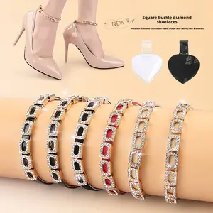 Stackable Airtight Snack Containers, Party & Gift-Friendly Home Supplies with Fixed Shoelaces, Diamond Buckle Straps, Anti-Slip Heel Straps, Adjustable Size, No Installation Required (For Women’s Flat Shoes & High Heels), Footwear, Stylish