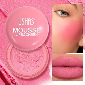 USHAS MOUSSE LIPS & CHEEK | Lightweight & Silky Matte Finish