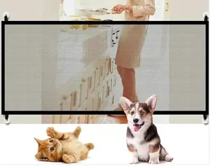 Pet Fence Isolation Fence Transparent Window Balcony Fence Pet Safety Protection，Pet Door，Dog Door，Pet RailingDog RailingDogs Screen Mesh.(71 * 28.3) Inches