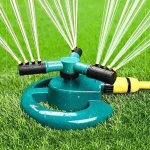 Automatic 360 Degree Rotating Garden Sprinkler, Efficient Lawn Watering Solution for Grass, Plants, and Vegetables
