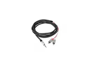 SIIG CB-AU0F12-S1 6.56 ft. Woven Fab RCA Stereo Cable Male to Male SIIG CB-AU0F12-S1 6.56 ft. Woven Fab RCA Stereo Cable Male to Male