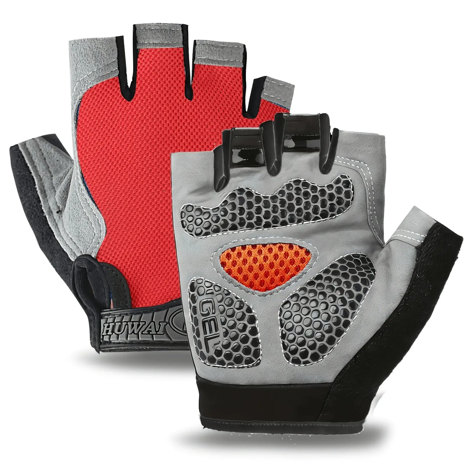 Half Finger Gloves for Men and Women, Thin Cycling Gloves for All Seasons, Sun Protection, Outdoor Sports, Fitness, Driving, Fishing, Biking Gloves, Riding Gloves, Ebike Gloves, Biker Gloves