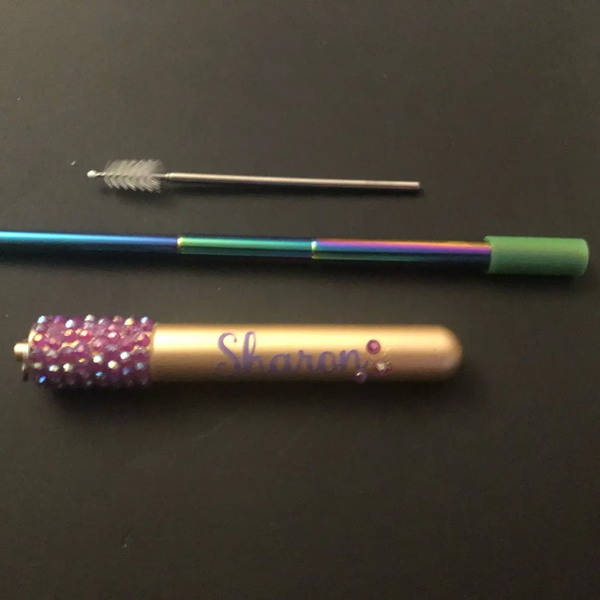 Custom reusable travel straws