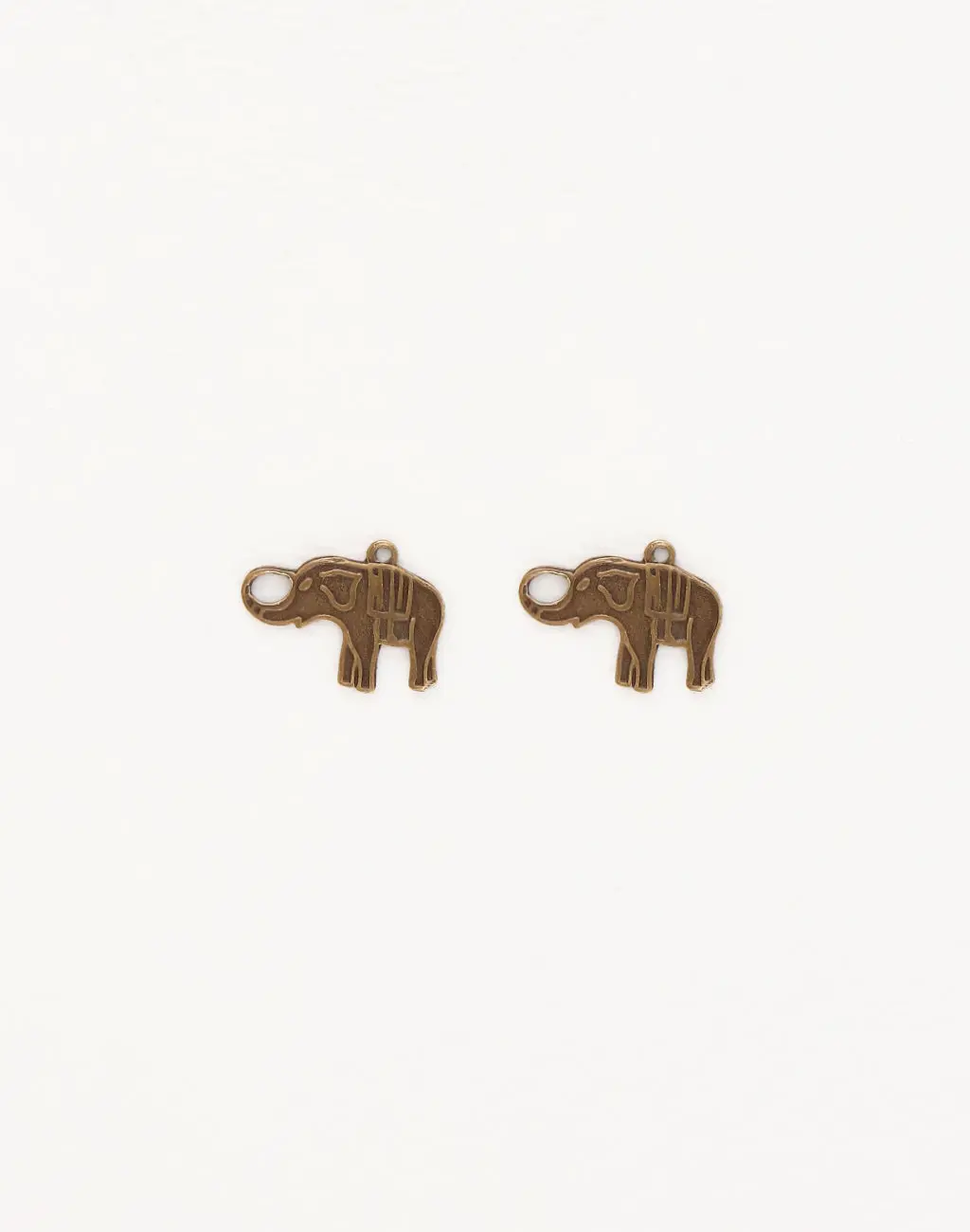Charmed Elephant, 12x16mm, (2pcs)