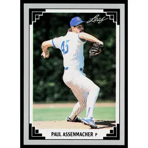 Paul Assenmacher 1991 Leaf #53 Chicago Cubs