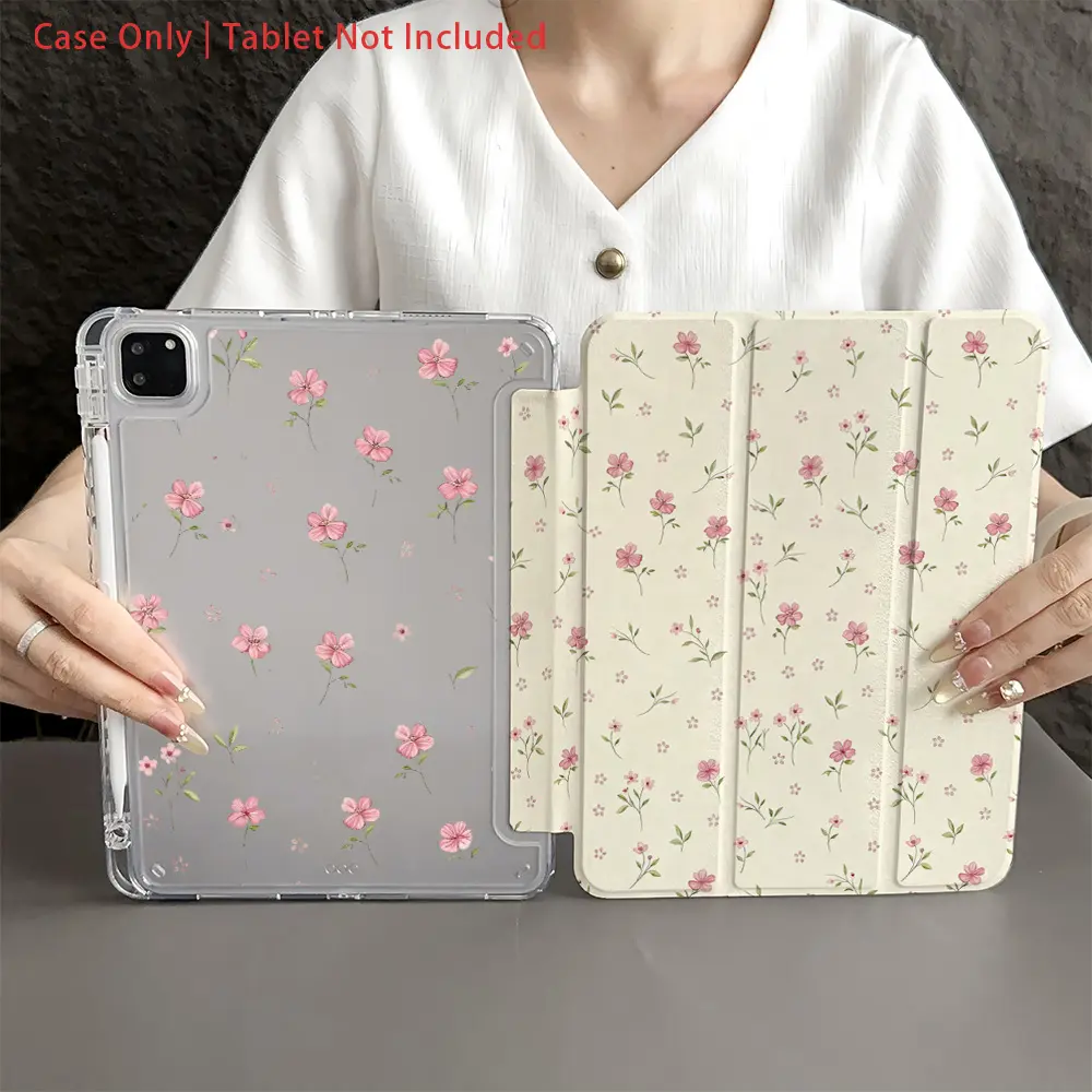 Case for Samsung pad,Foldable Tablet Case Compatible with Samsung For Galaxy Tab A8/A9 plus/S6 Lite/S7/S9FE PLUS/s10 plus,- Lightweight & Protective Leaf Print Cover for Work,Travel,and Daily Use