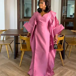 Miss Hadid mikado crystal elegant dress with a beautiful sleeves for women occasion