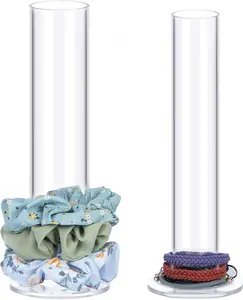 racks 2PCS Acrylic Scrunchie Holder ,Hair Ties Display Organizer for Bracelets Bangle Watches Racks