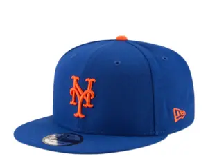 New Era 9Fifty New York Mets Basic Men Snapback Hat Royal Blue