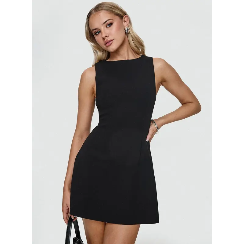 strapless open back dress Cosie Mini Dress White main image 0