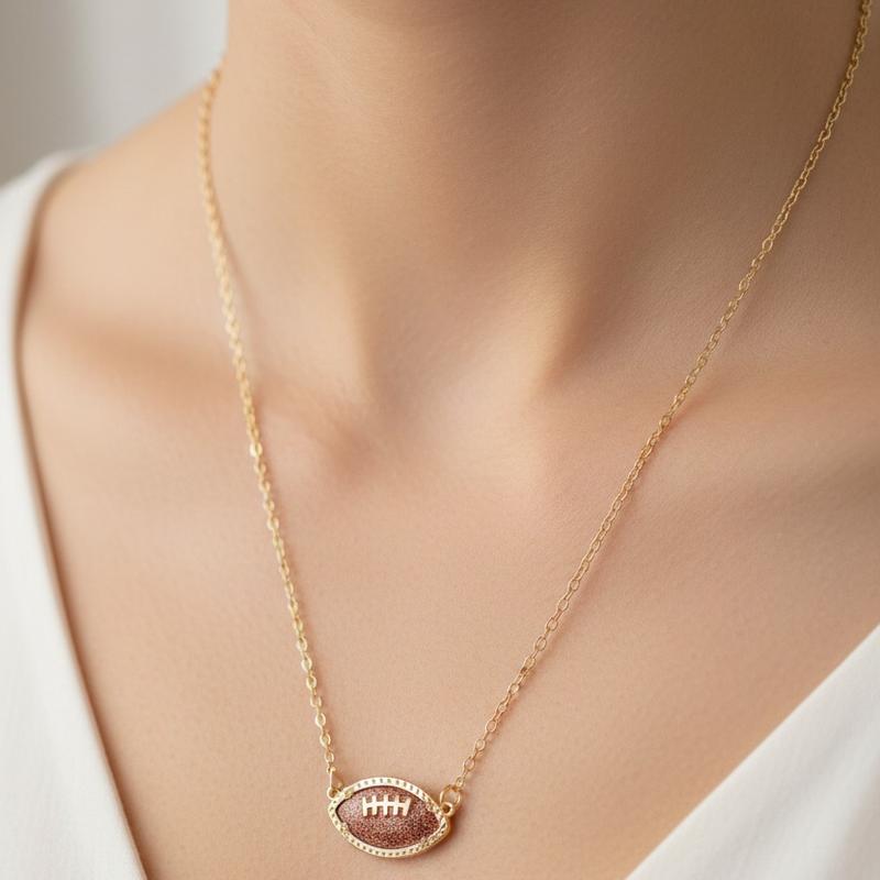 Limited Edition: The Varsity Spirit Shimmering Ruby Football Charm