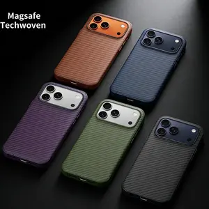 iPhone 17 Pro Max Techwoven Case, High-Quality Magsafe Wireless Charging Compatible, Protective Phone Cover for 17 Pro Max