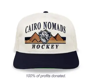 Cairo Nomads Hockey Snapback: Cream