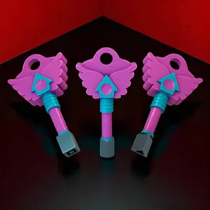 (3-Pack) Keys Hide and Seek Game, 3D printed 4in Squid New Game