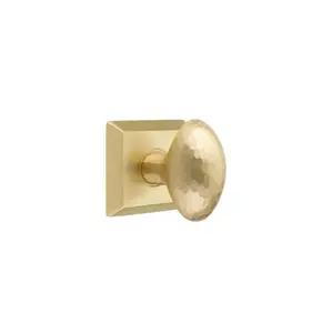 Emtek 8531WS Dummy , Quincy Rosette , Windsor Crystal Knob