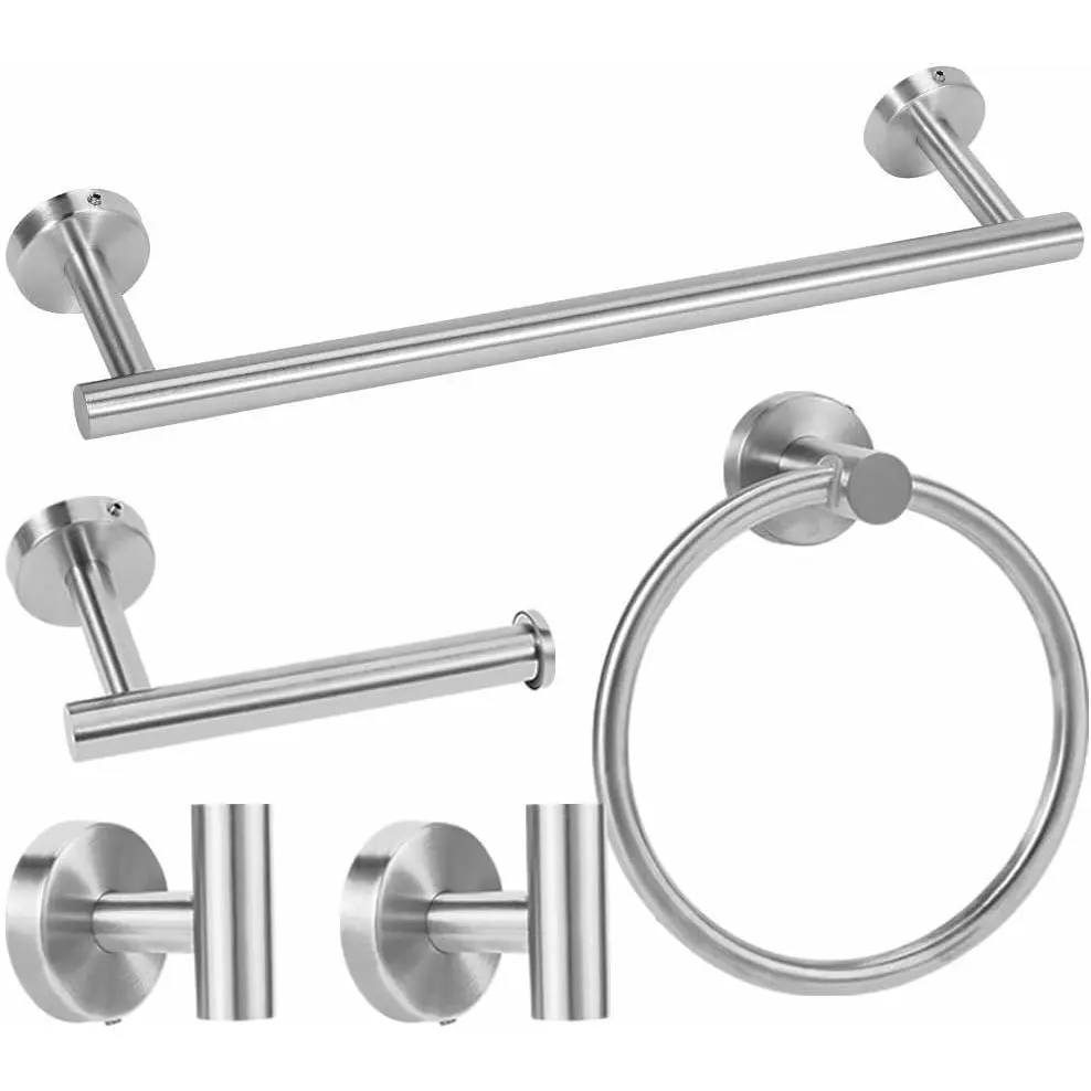 5pcs 16" Brushed Steel
