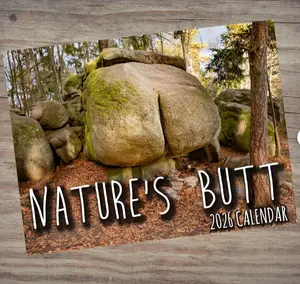 Natures Butt 2026 Calendar, Bum Calendar, Funny Calendar, Gag Gifts, Funny Gift Ideas, White Elephant, Secret Santa