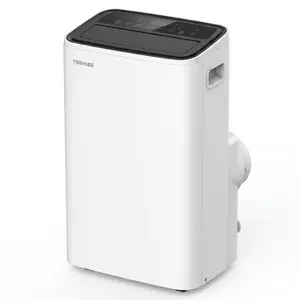 Toshiba 8000 DOE BTU Portable Air Conditioner Like New 3-in-1 Cools Dehumidifies Circulates up to 350 sq ft AC Unit with Remote Control White Room Cooler Quiet Mobile Aircon for Home Office Apartment Bedroom RV Easy Quick Install Wheel Moving Rolling Kit