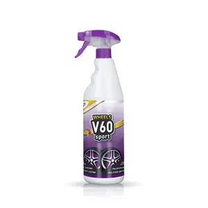 V60 Sport Wheel and Tire Cleaner Spray – pH Neutral Car Wheel Cleaner, Gecko Spray Effect, Safe Brake Dust Remover – 33 fl oz