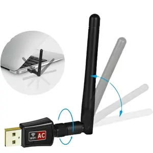 Sanoxy Wireless USB 300Mbps Network Adapter WiFi Dongle LAN Card PC w/ Antenna