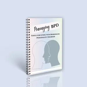 A5 Size Dbt Therapy Journal, 20 Pages for Borderline Personality Disorder Treatment, Includes Emotion Tracking & Self-Care Skills Diary