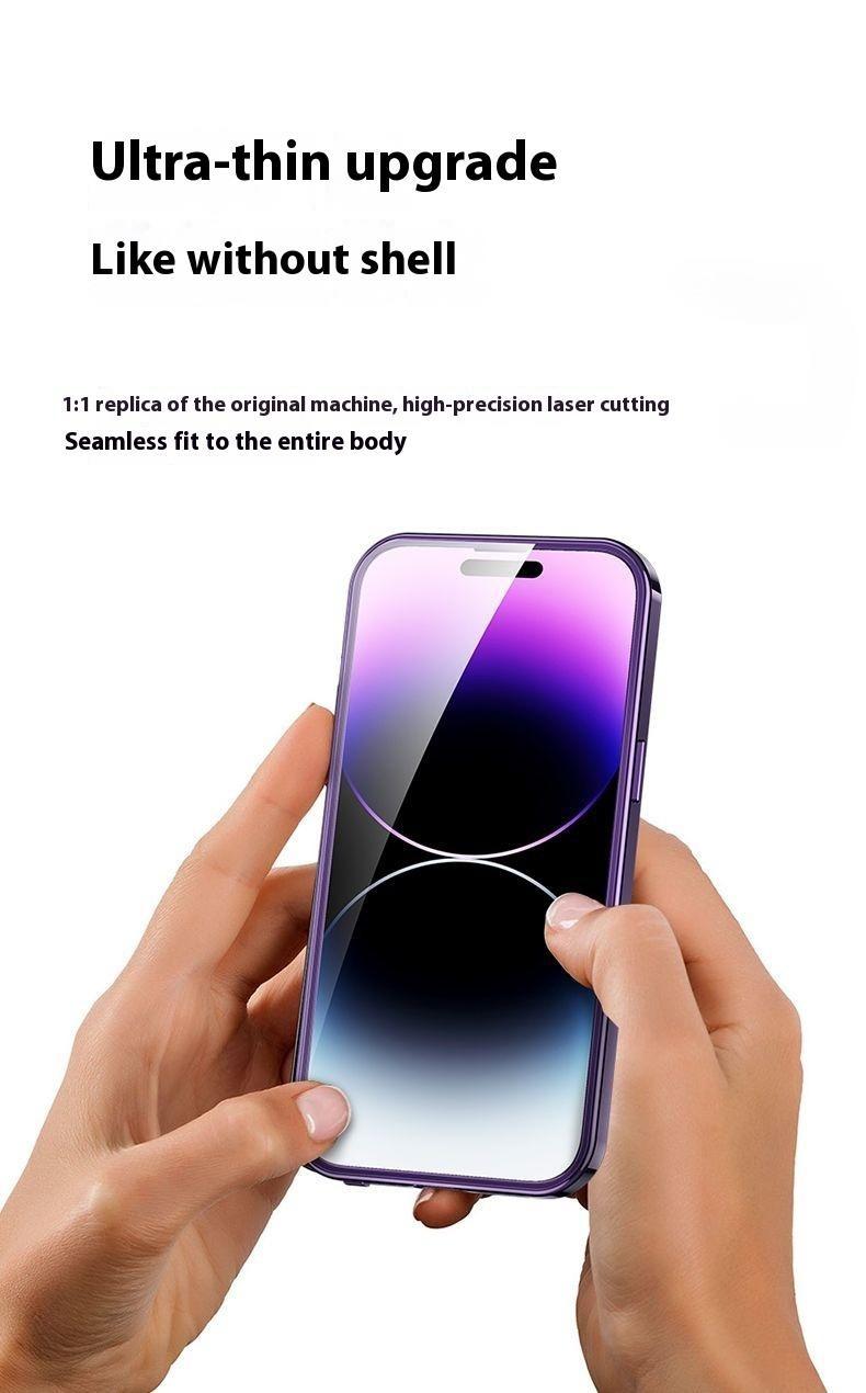 Platic Back [Not All Metal  PC Back] Metal Frame, ip 17 Pro Max CaseFull Coverage Privacy Screen Lens Protection Magnetic TPU Back International Warranty Phone Cases phone case 17 pro max