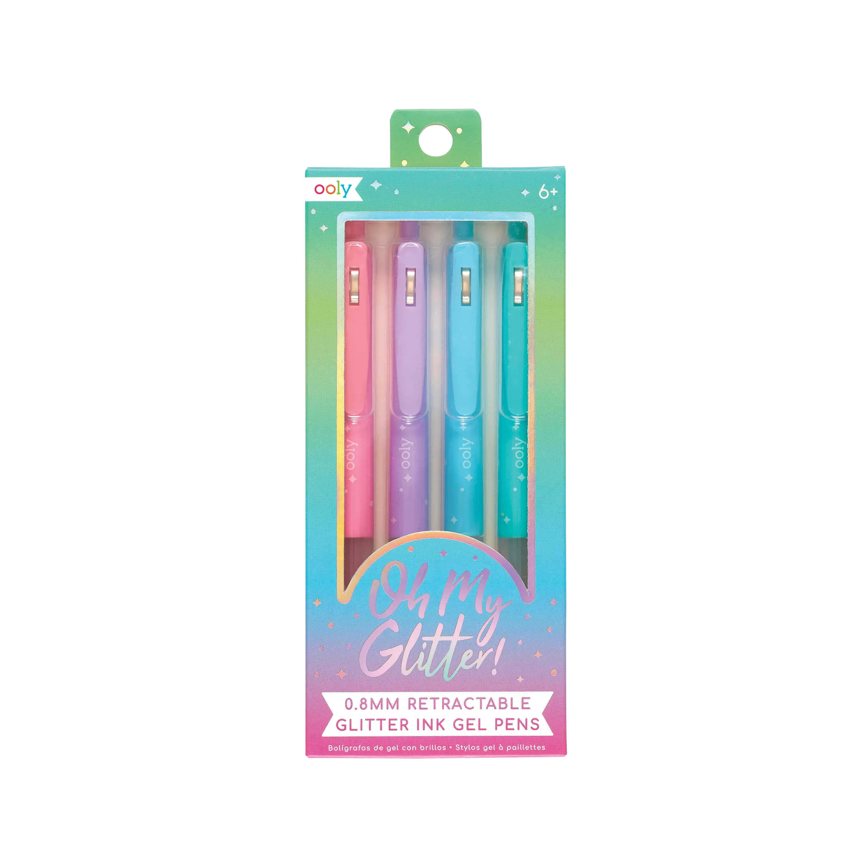 Oh My Glitter! Retractable Gel Pens - Set of 4