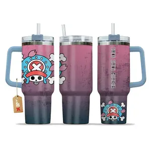 Tony Tony Chopper Anime Custom Cup 40 oz Tumbler With Handle