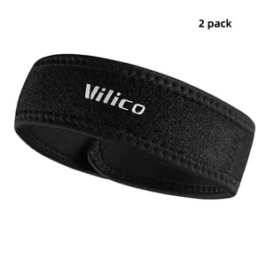 Vilico Sports Knee Pads Patella Strap Shock for Basketball Fitness Running Training  Adjustable Knee Support Gear 2Pack patella  bands gym stuff patella band tactical accessories hunt gear snowboarding gear basketball accessories football drip accessories