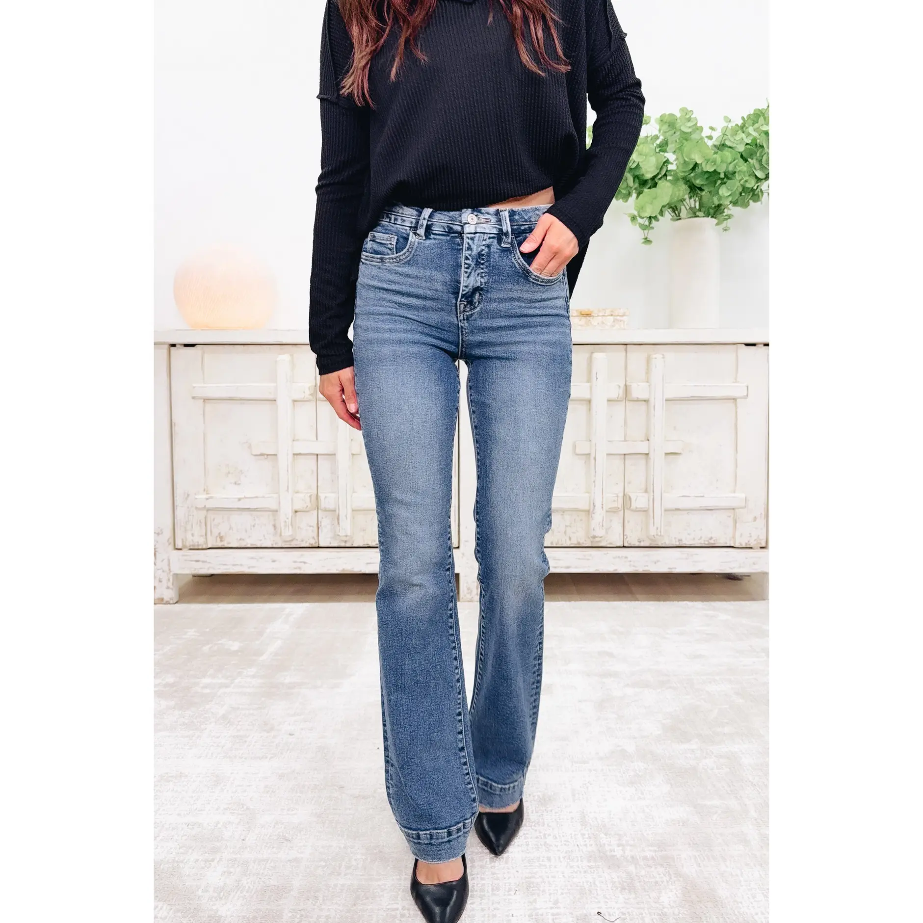 The Gina By Lovervet - Tummy Control Bootcut Jeans