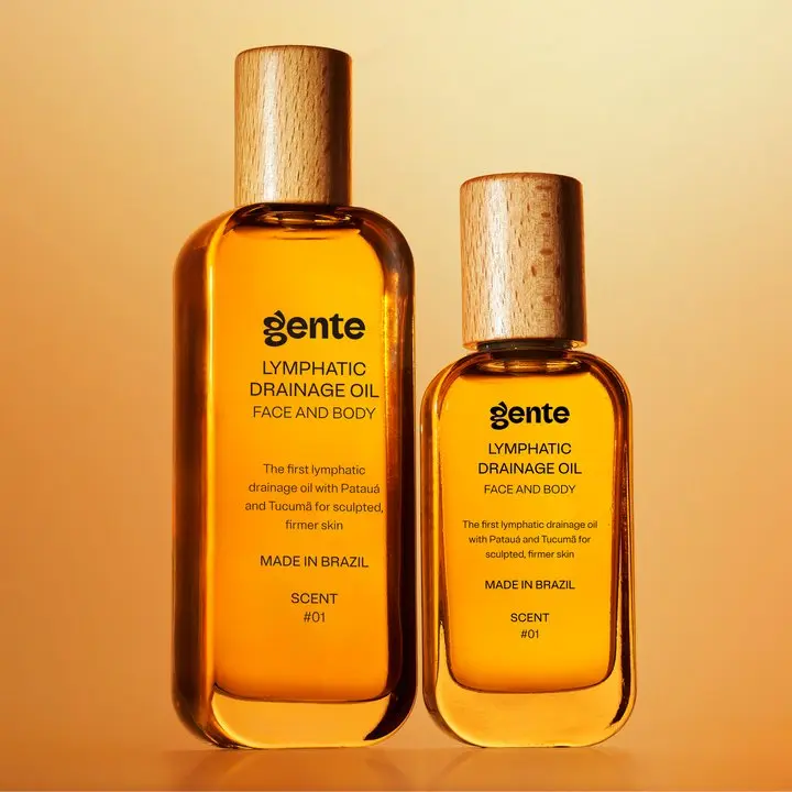 Gente Beauty | Lymphatic Drainage - Body Oil Scent #01 With Pataua and Caffeine